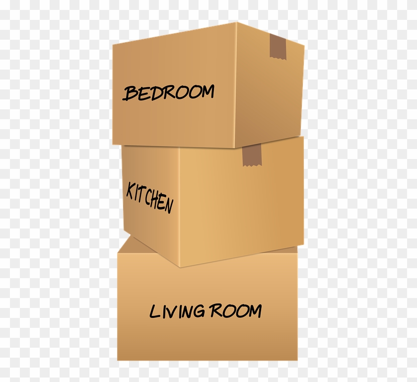 Moving Boxes Carton Boxes Stack Of Moving Boxes - Box Clipart #2430808