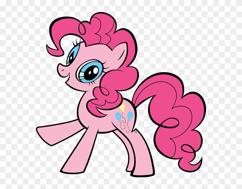 My Little Clipart Pinkie Pie - Pinkie Pie Mlp Coloring Page - Png Download