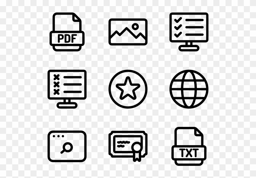 Banner Grades Icons Free Online Learning - Icono Manufactura Clipart