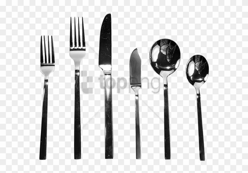 Free Png Silverware Png Png Images Transparent - Monochrome Clipart