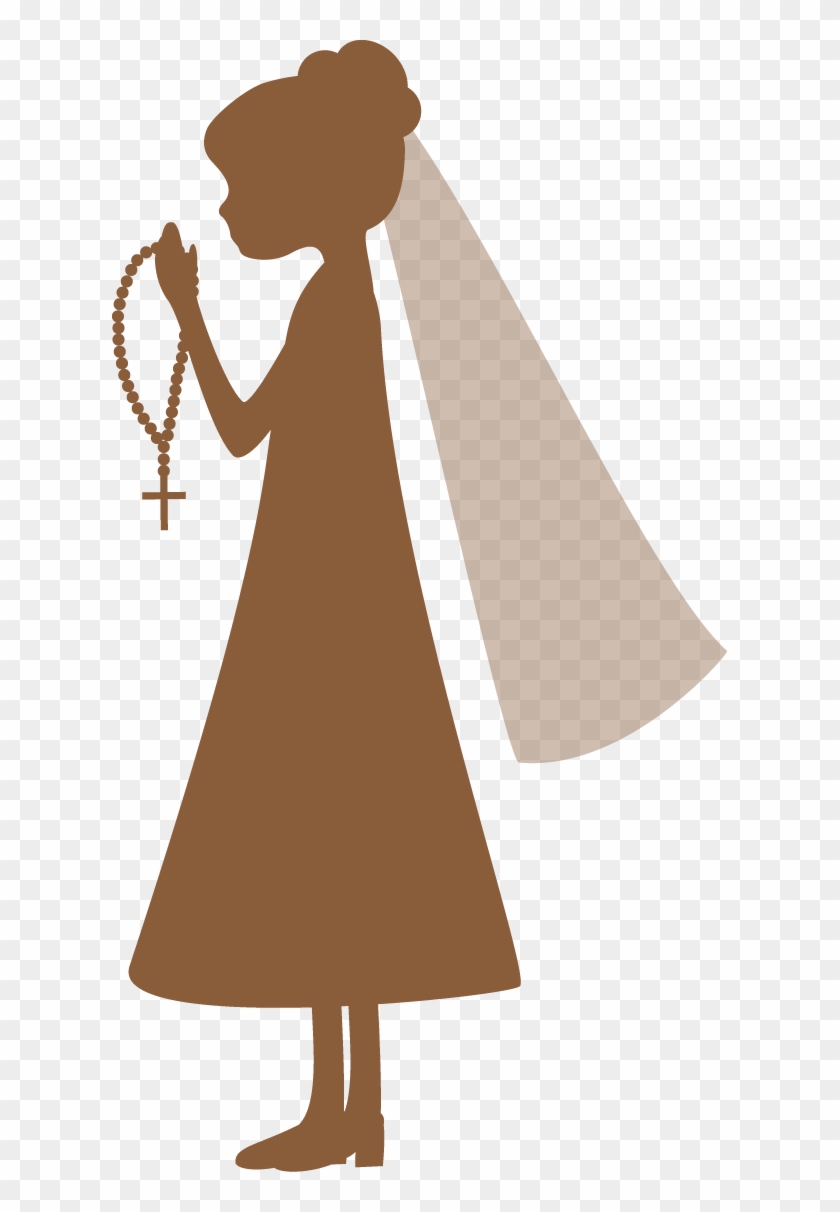 Silhouettes First Communion Clipart - Mi Primera Comunion Silueta - Png Download