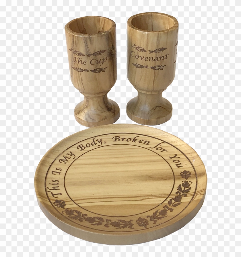 Olivewood Communion Set - Wood Clipart