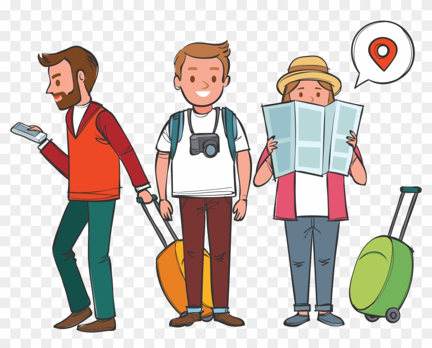 Drawing Travel Cartoon Clip Art - Cartoon Travel Clip Art - Png Download