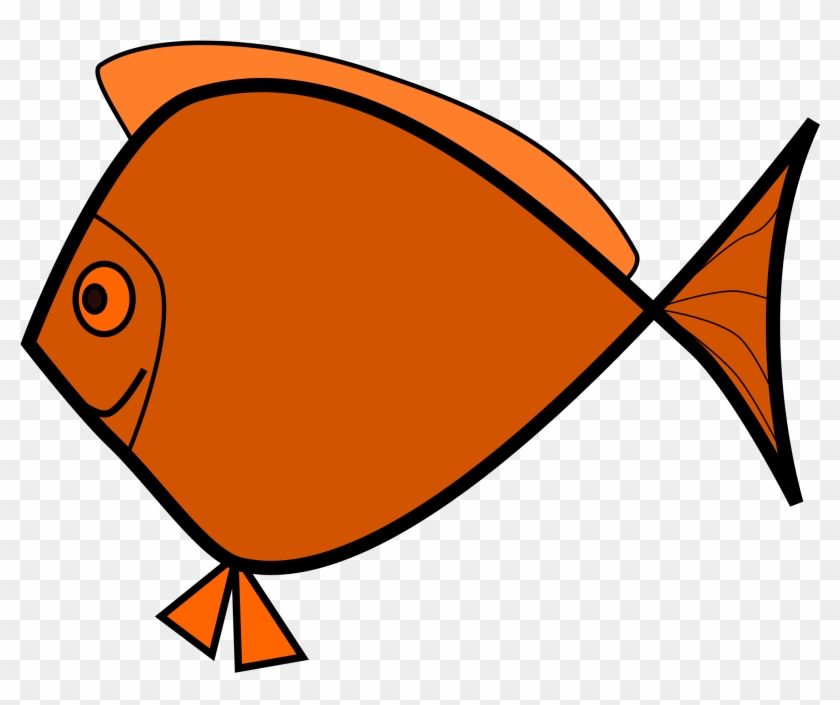 Sign Clipart Fish - Cliparts Fisch Orange - Png Download #2433121