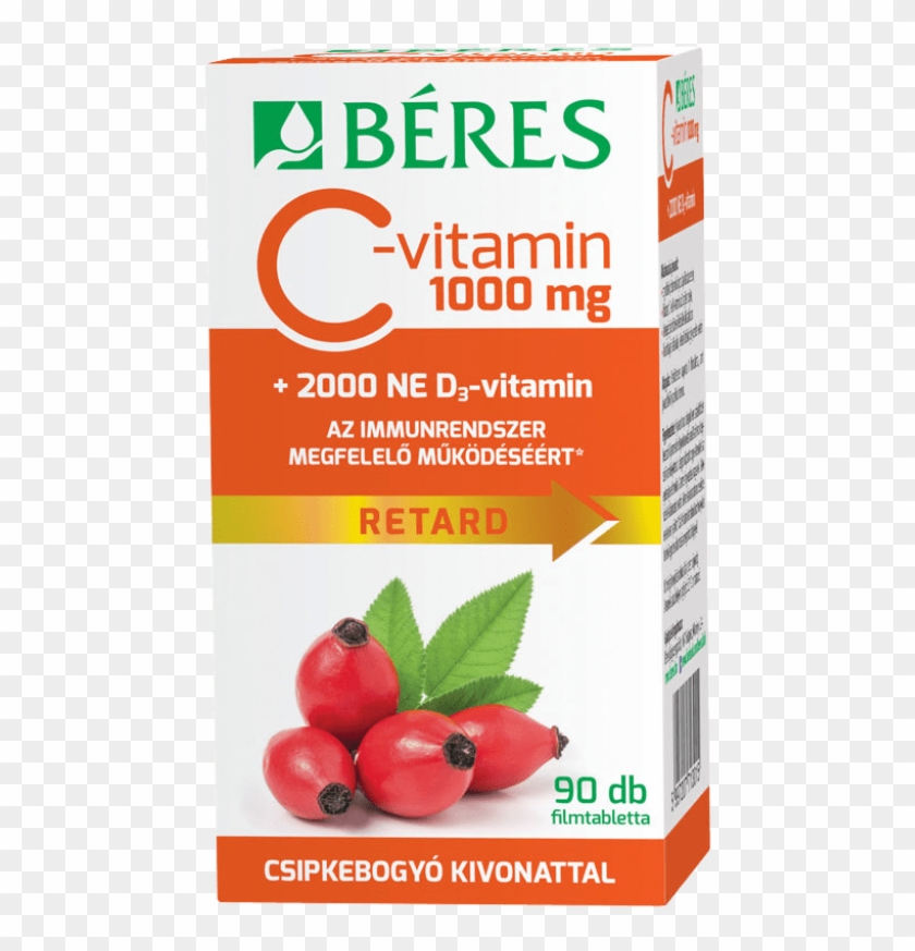 Béres Vitamin C 1000 Mg Retard Film-coated Tablets - Béres Clipart