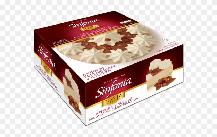 Torta Arequipe Y Nuez De Macadamia Caramelizada - Torta De Helado Sinfonia Clipart #2433512