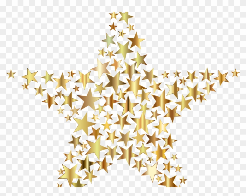 Transparent Background Gold Star Png Clipart
