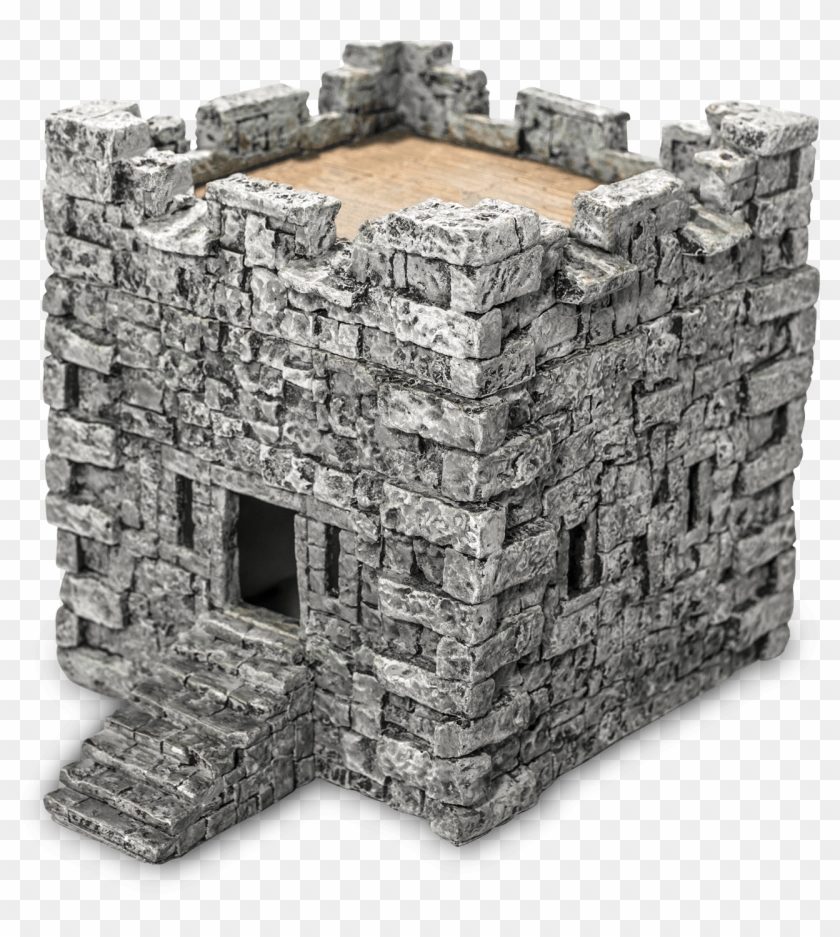 Stone Tower Fort - Brickwork Clipart