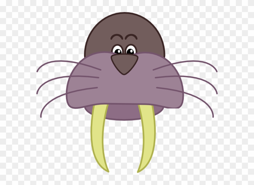 Download Walrus High - Sea Lion Face Clipart - Png Download #2435024