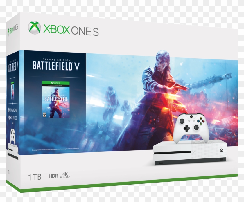 Xbox One S 1tb Console - Xbox One S Battlefield 5 Bundle Clipart #2435113