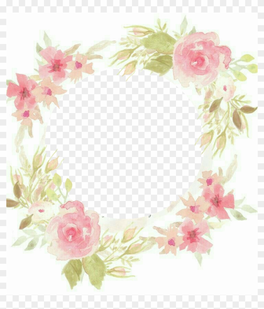 #frame #pictureframe #flowers #flores #watercolor #pastels - Try A Little Harder To Be A Little Better Clipart