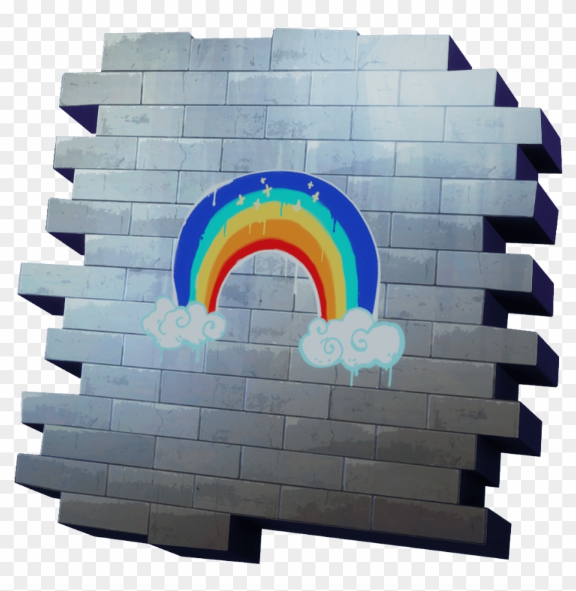 Rainbow Featured Png - Fortnite Raven Spray Paint Clipart #2435150