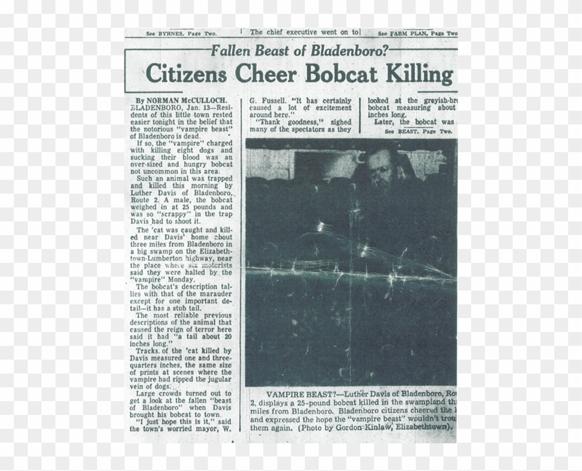 Beast Of Bladenboro Clipart