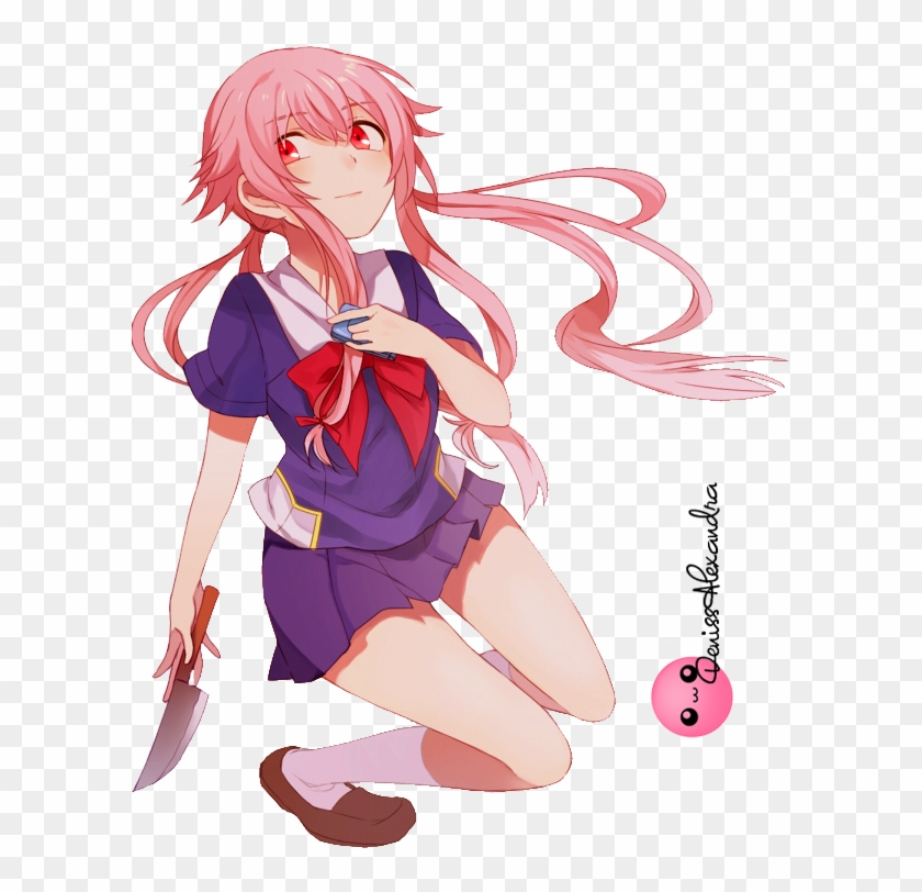 Kawaii Anime Images ~kawaii♥ Hd Wallpaper And Background - Yuno Future Diary Render Clipart