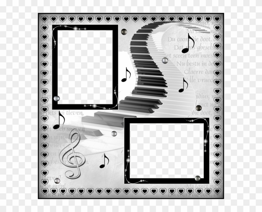 Wavy Piano Keys Clipart - Png Download
