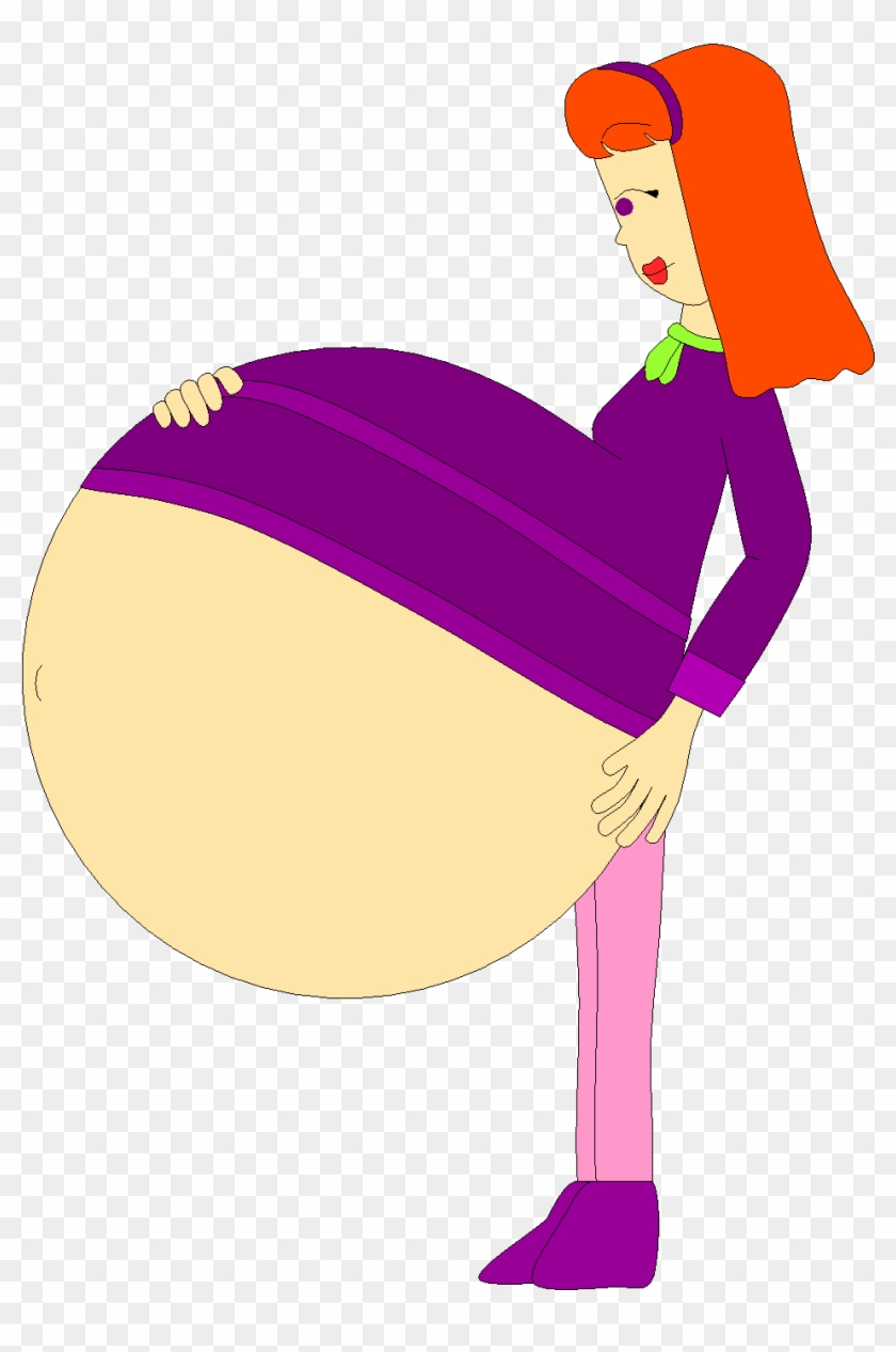 Pregnant Vector Umbrella Silhouette Clip Art Free - Pregnant Belly Clip Art - Png Download #2436558