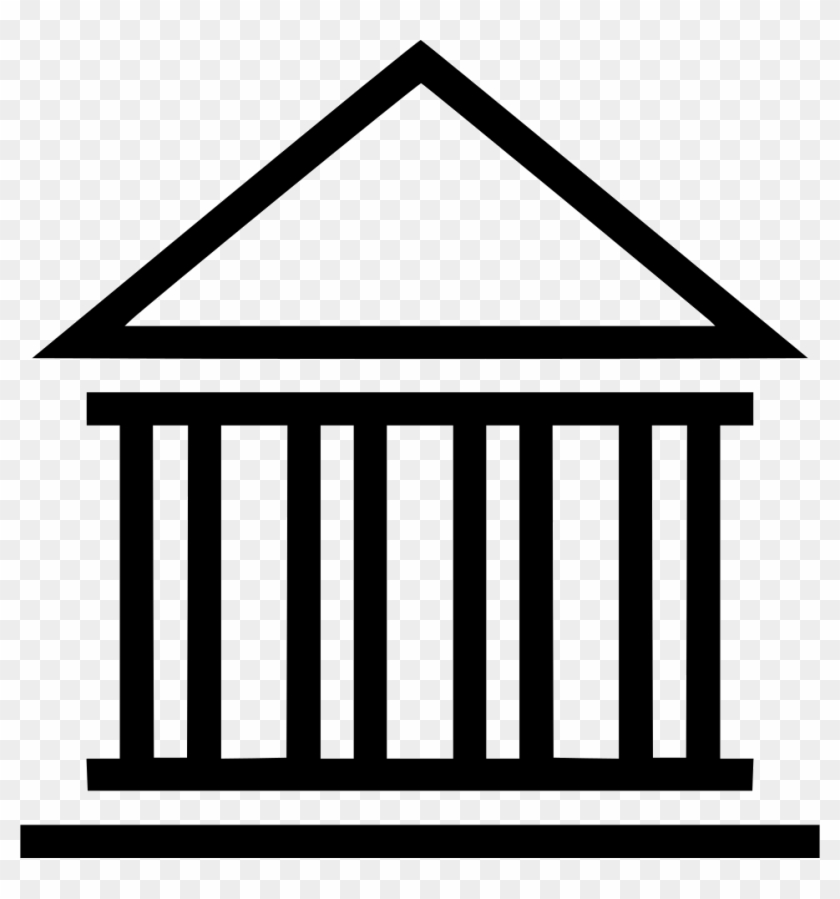 Bank Temple Museum Pantheon Comments - Bank Line Icon Png Clipart #2436687