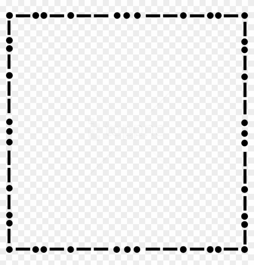Free Png Border Free Stock Photo Illustration Of A - Dashed Border Black And White Clipart