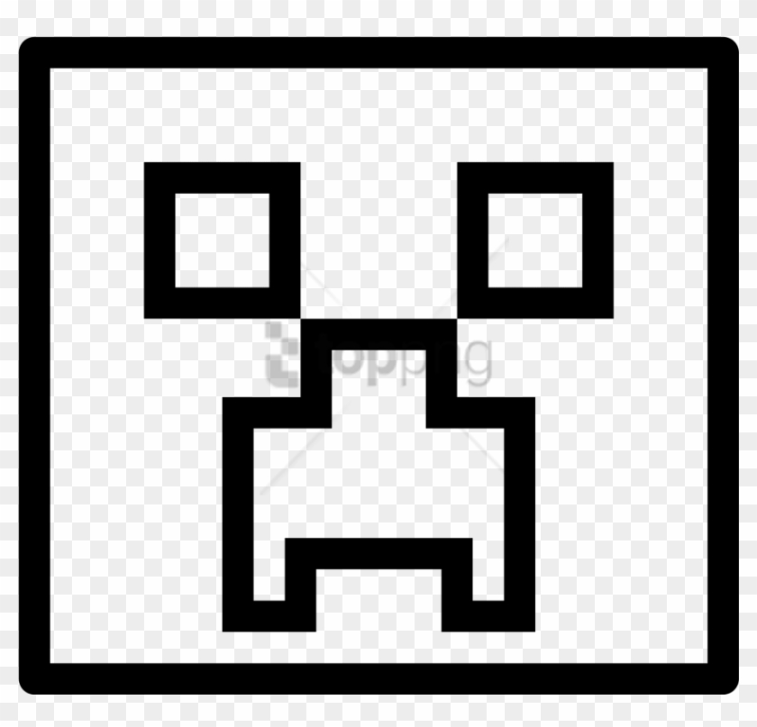 Free Png Minecraft Creeper Icon - Geometry Dash Icon Clipart