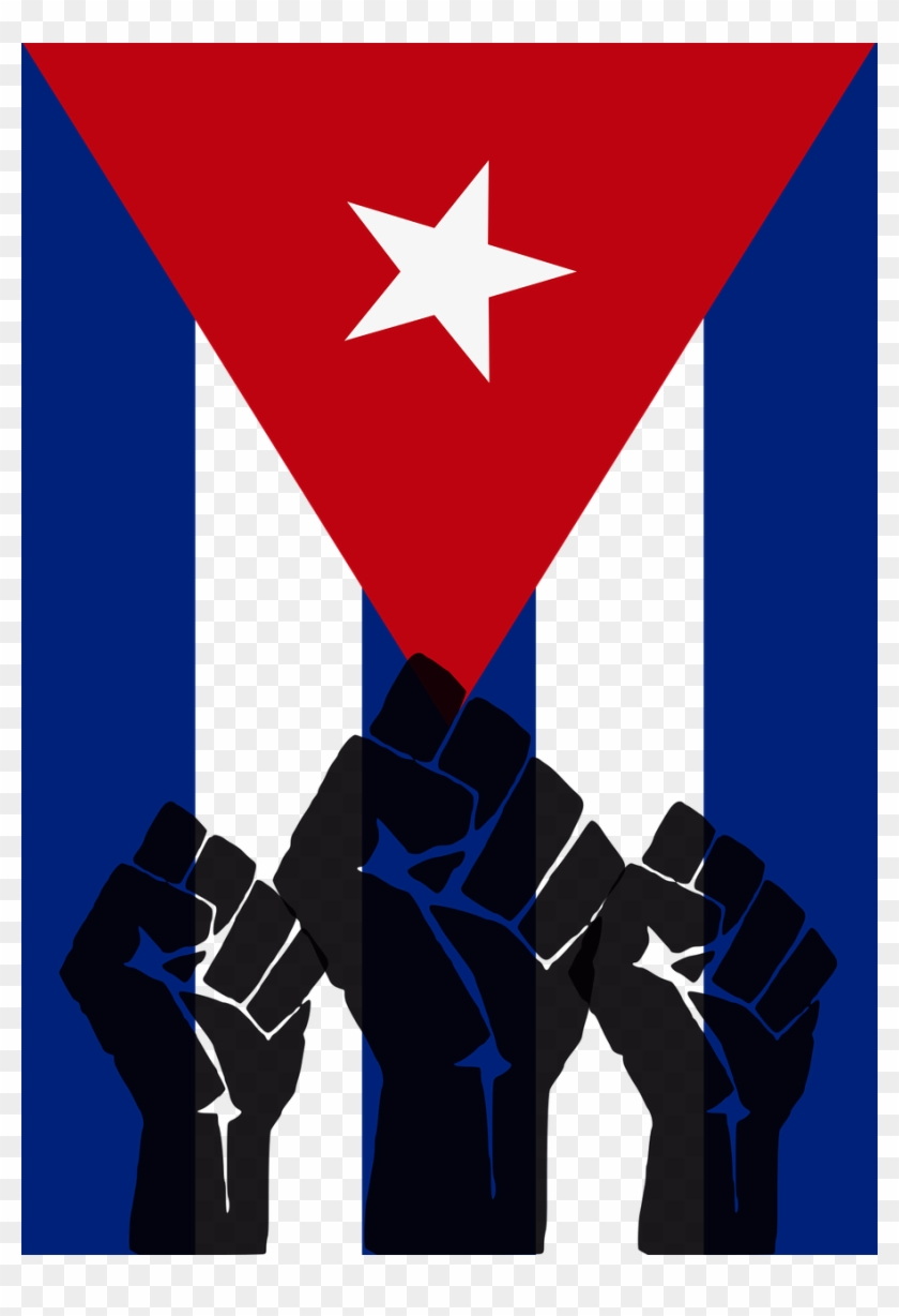 Cuba Revolution Fist Cuban Flag Png Image - Cuban Revolution Flag Clipart