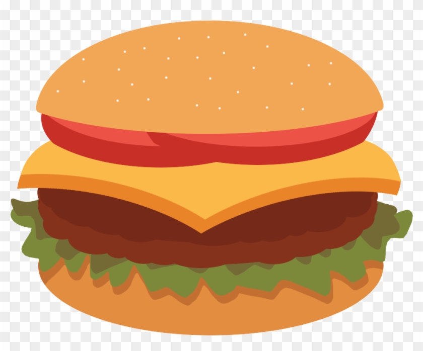 Imagem Hamburger Png - Hamburger Drawing Png Clipart #2437560