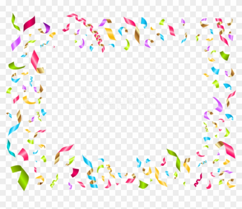 Birthday Confetti Png - Confetti Birthday Party Clip Art Transparent Png