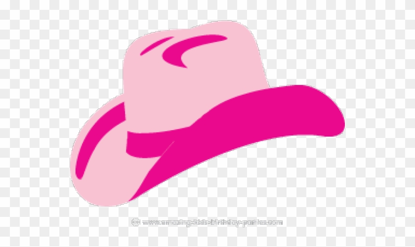 Cowboy Western Birthday X Dumielauxepices Net - Pink Cowgirl Hat Clipart - Png Download