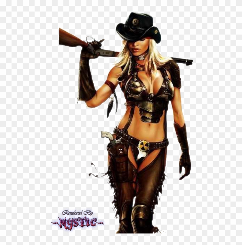 Photo Cowgirl - Zombie Hunter Girls Clipart #2438940
