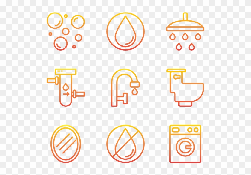 Home Decoration Bathroom - Circle Clipart #2438977