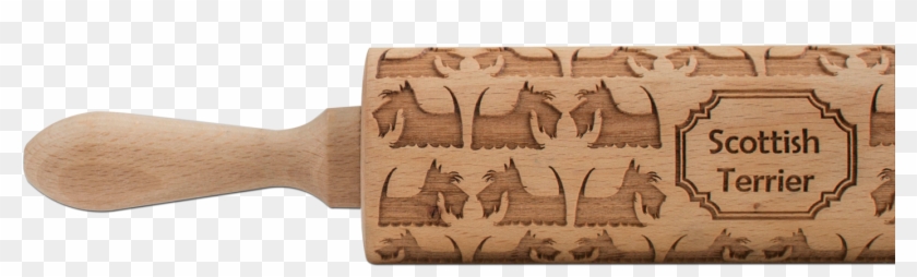 Engraved Rolling Pin - Rolling Pin Clipart #2439851