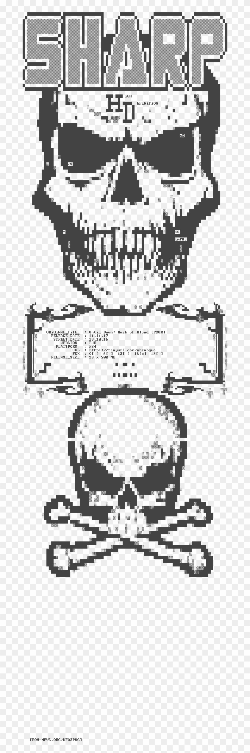 Until Dawn Rush Of Blood Vr Eur Ps4-sharphd - Illustration Clipart