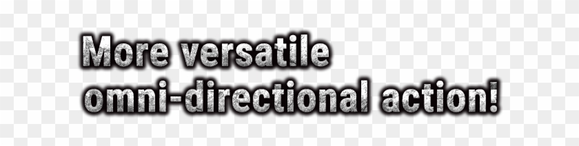 More Versatile Omni-directional Action - Style Clipart #2441716