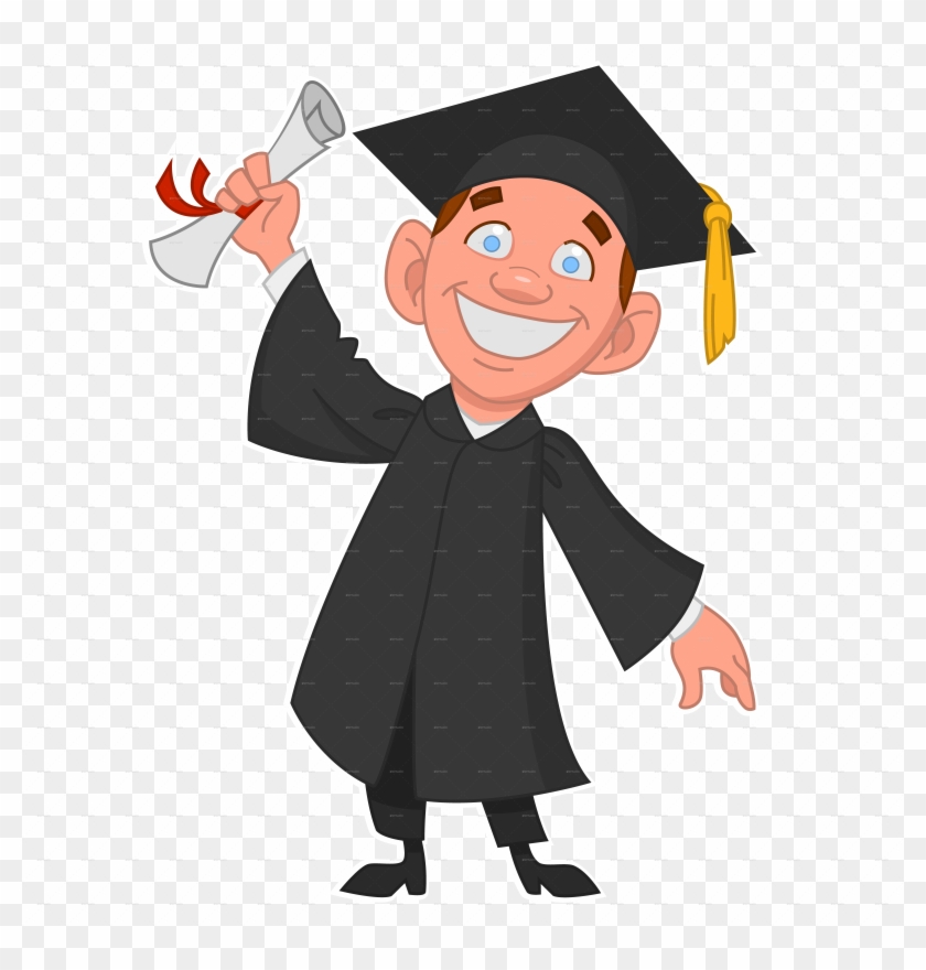 College Graduation Clipart - University Student Clipart Png Transparent Png