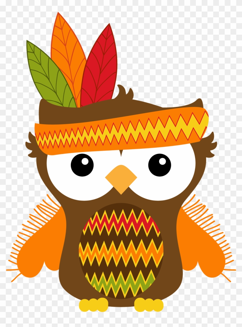 Owl Turkey Clipart - Owl November Clip Art - Png Download #2441997