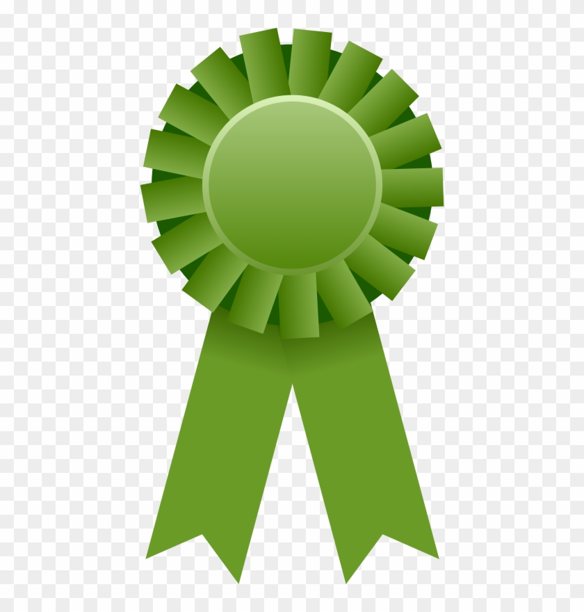 Award Transparent Ribbon Clipart - Green Award Ribbon Clipart - Png Download