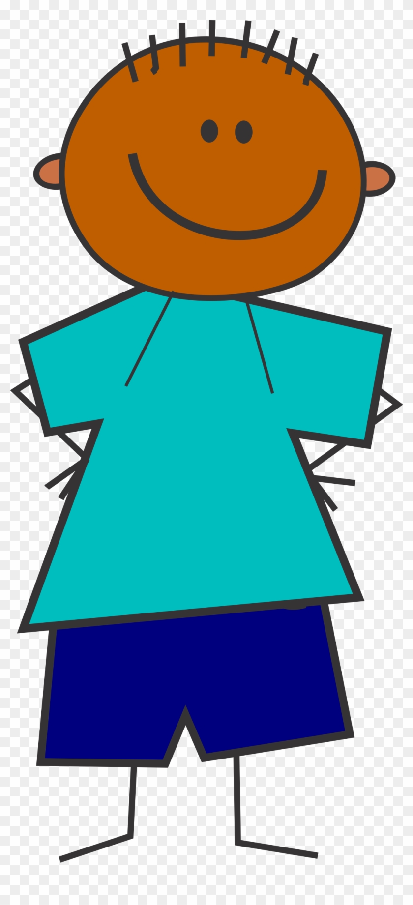 This Free Icons Png Design Of Funny Boy 1 - Boys Stick Figure Clip Art Transparent Png