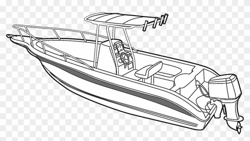 Png Download Drawing At Getdrawings Com Free For Personal - Draw A Fishing Boat Easy Clipart #2442875