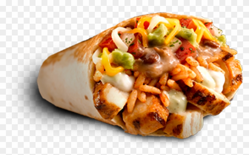 Taco Bell Soft Taco Png - Grilled Stuft Burrito Chicken Clipart