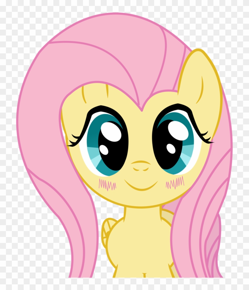 Kawaii Fluttershy By Vocapony On Clipart Library - Fluttershy Kawaii - Png Download #2443068