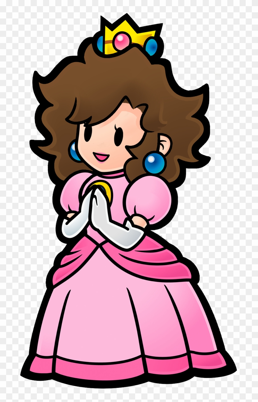 Please Don't Pay Attention To The Crust Along The Edges - Paper Mario Peach Png Clipart