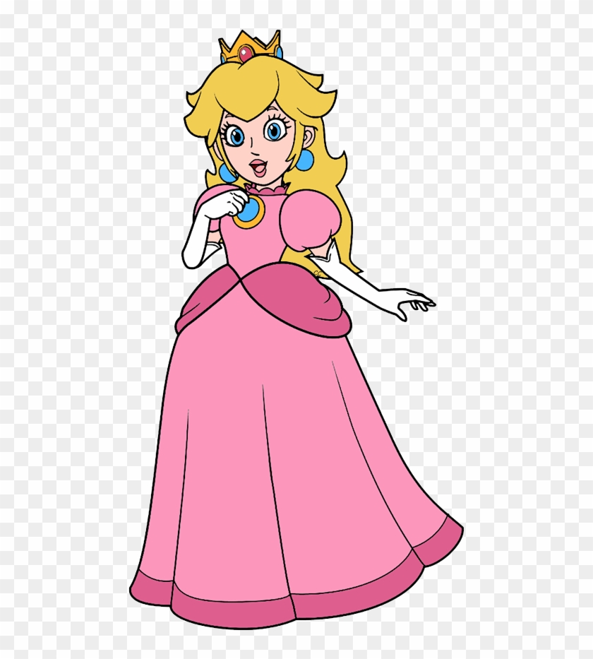 Super Princess Peach Mario Bros - Princess Peach Coloring Pages Clipart