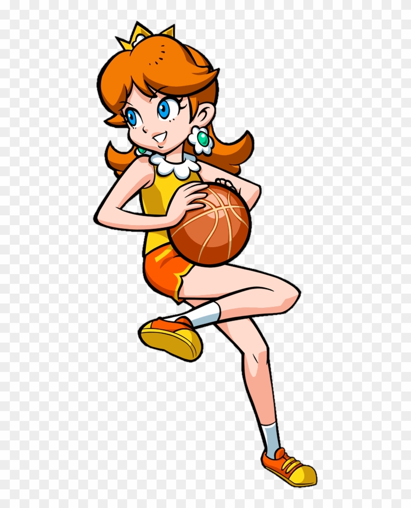 A Thorough Analysis On The Different Entities Of Daisy - Princess Daisy Mario Hoops 3 On 3 Clipart #2443398