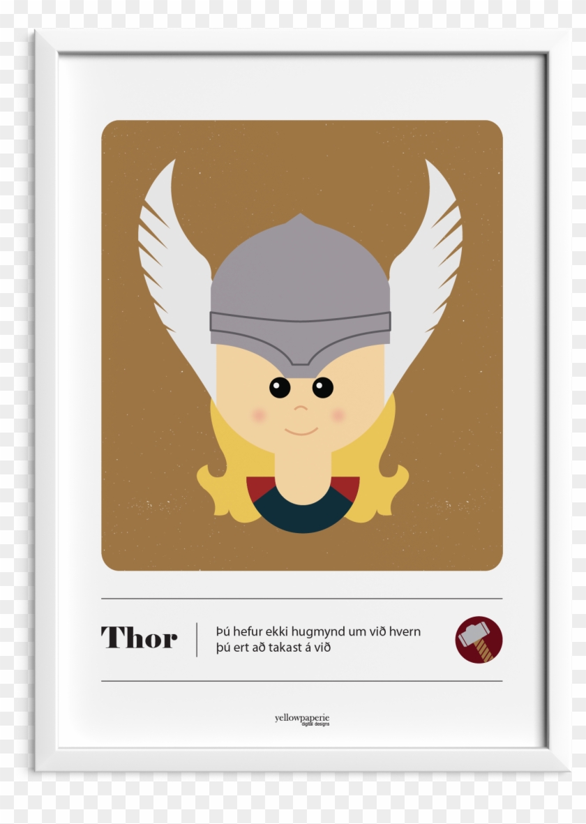 Thor - Cartoon Clipart #2443472
