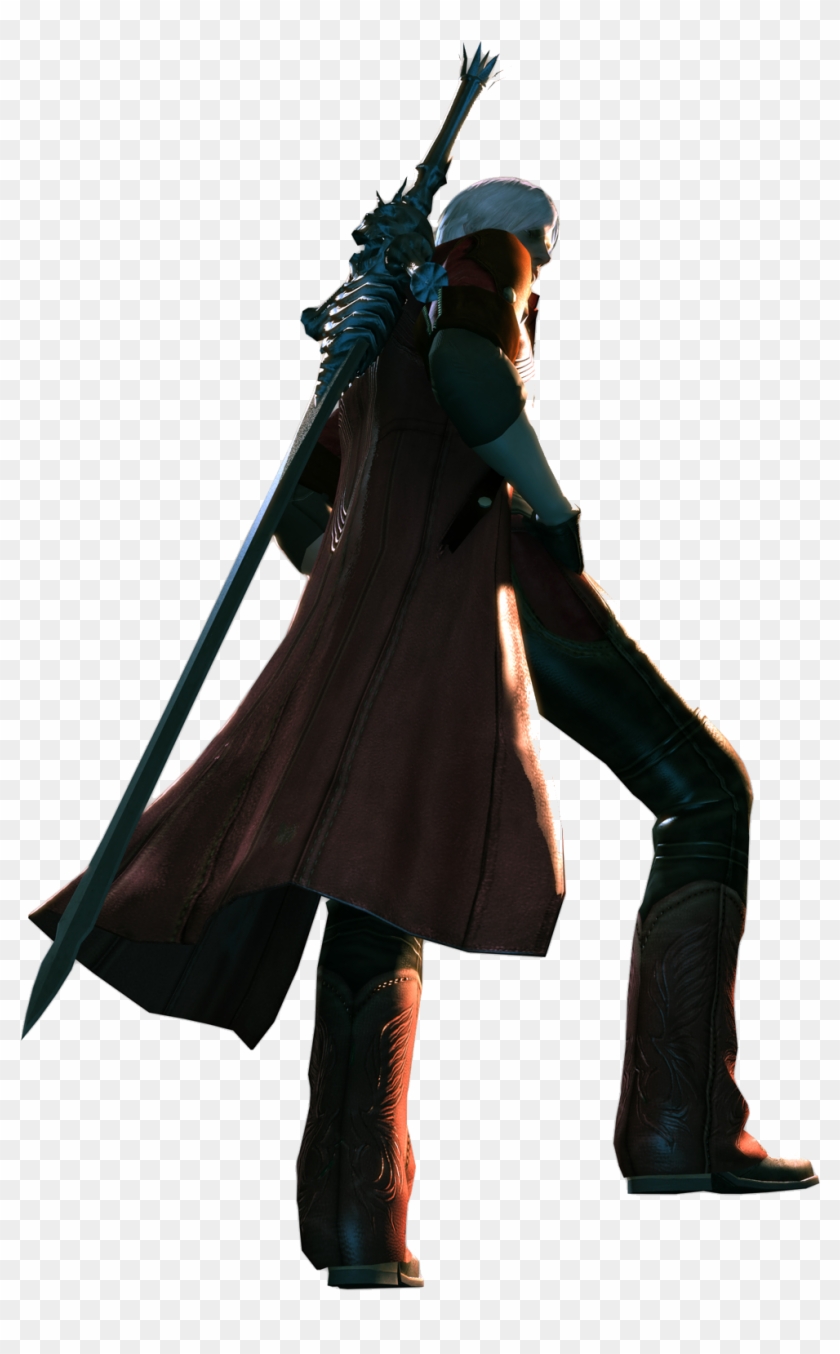 Download Png - Devil May Cry 4 Dante Back Clipart