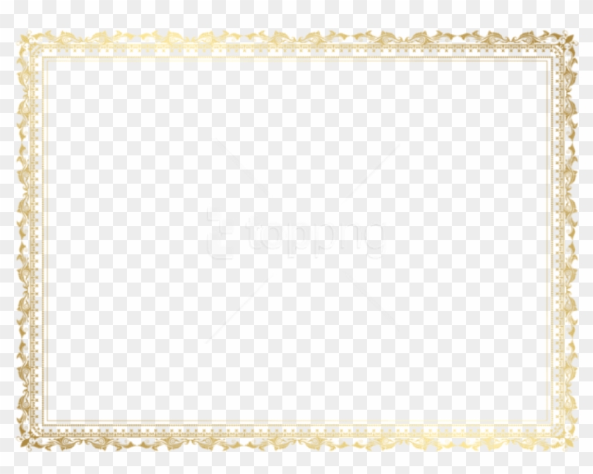 Free Png Download Decorative Border Frame Clipart Png - Portable Network Graphics Transparent Png #2443929