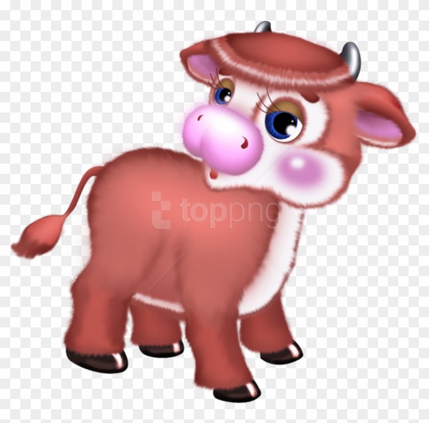 Free Png Download Cute Cow Free Clipart Png Photo Png - Cute Cow Clipart Transparent #2444279