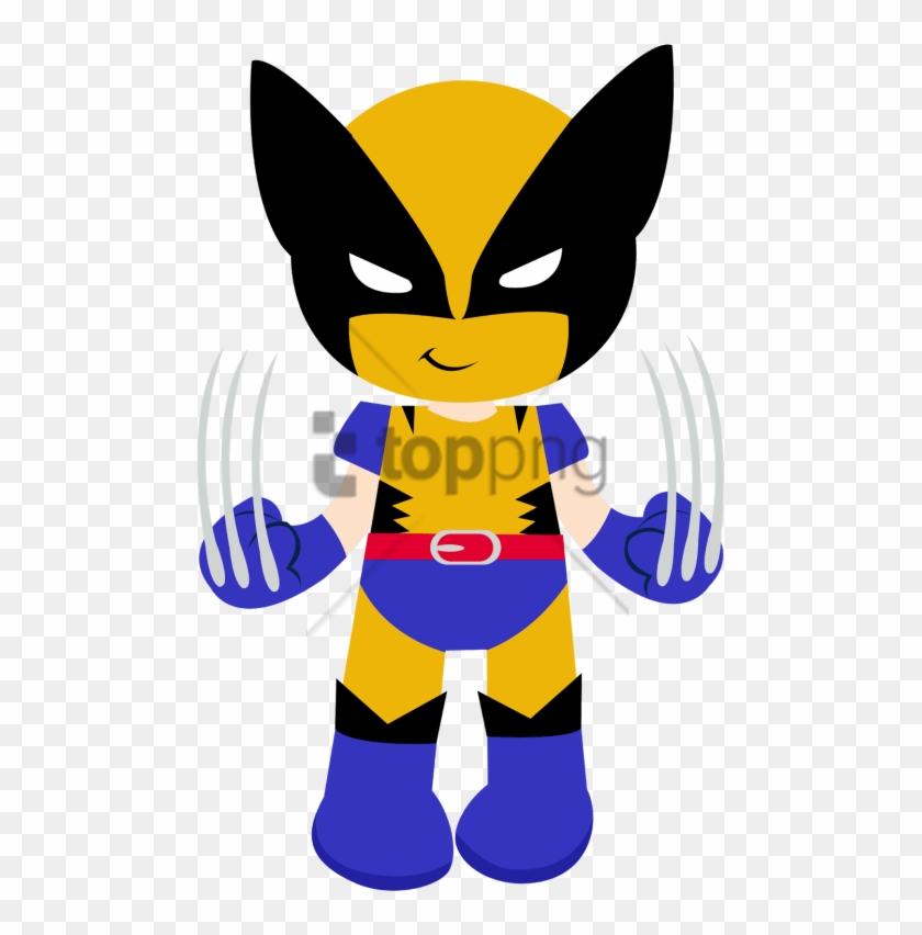 Free Png Super Herois Cute Png Image With Transparent - Wolverine Desenho Infantil Clipart