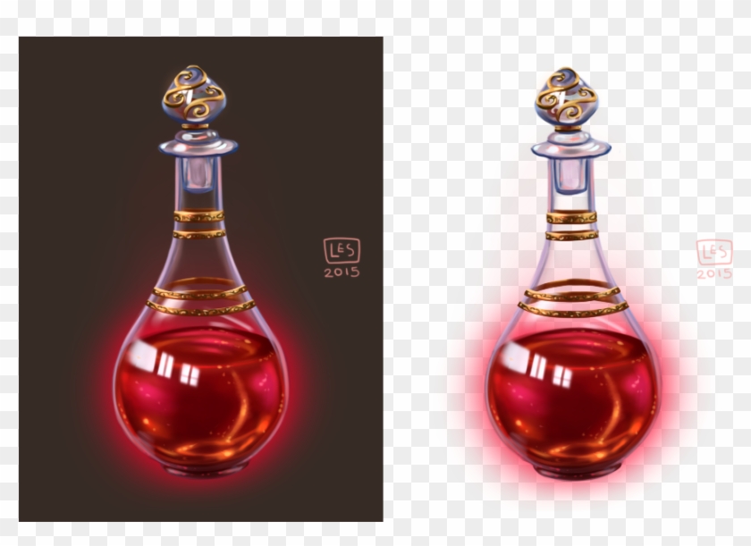 Alchemy Drawing Vial - Magic Potion Vial Clipart #2444788