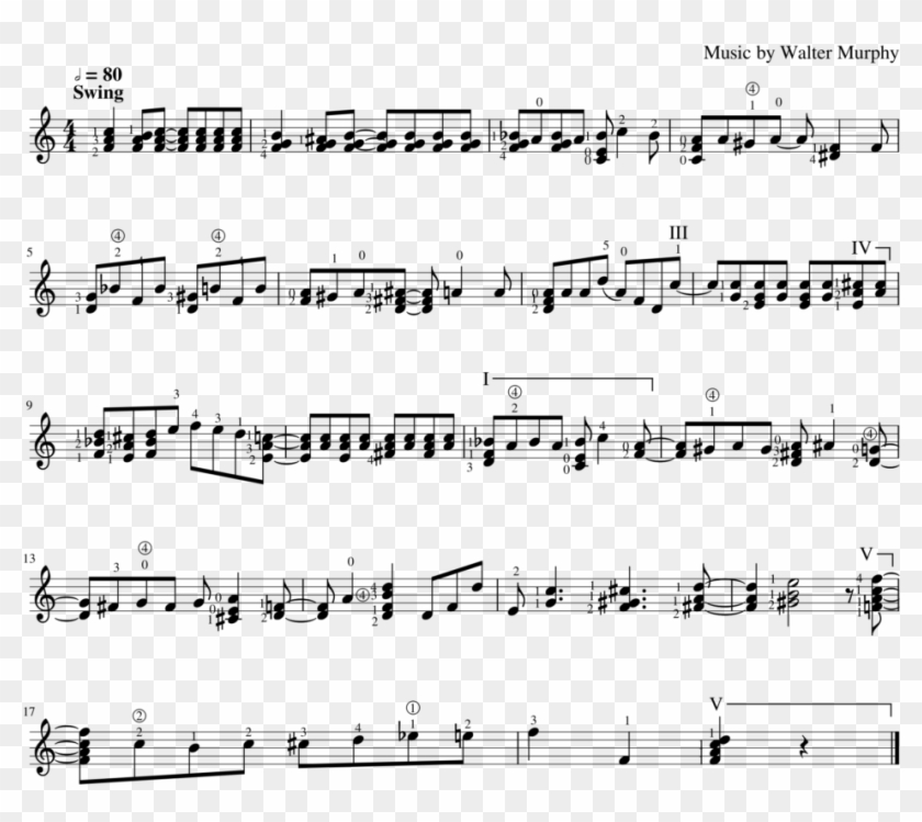 My Transcription - Sheet Music Clipart