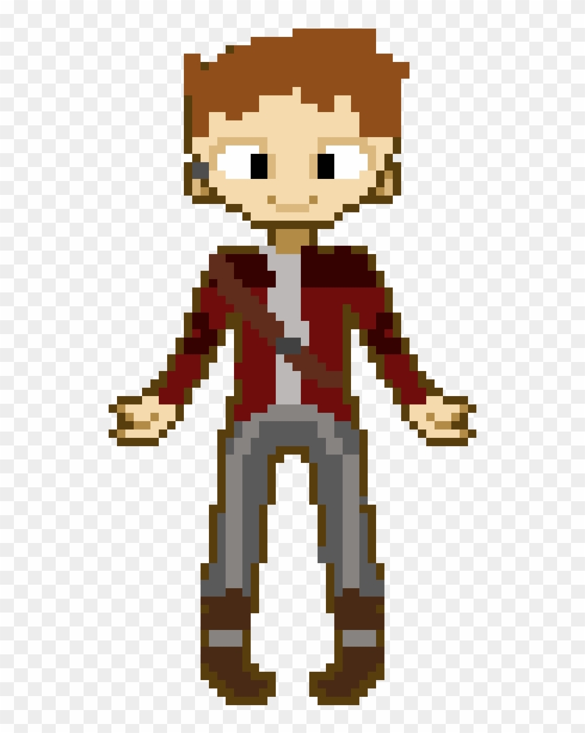 Star Lord - Small Pixel Art Gif Clipart